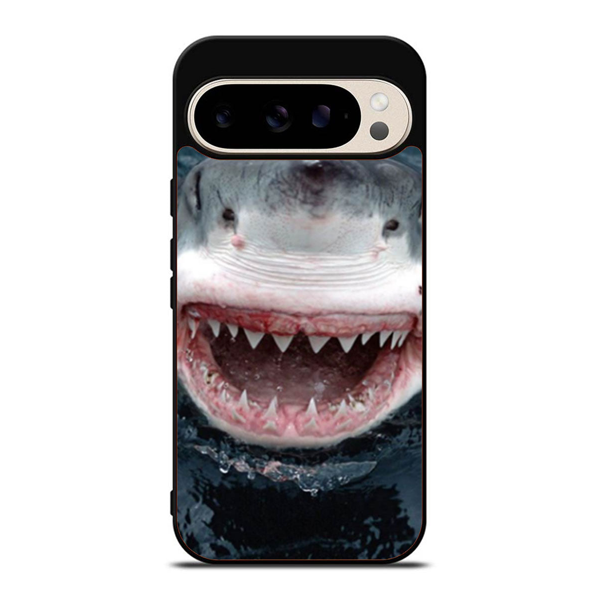 White Shark Portrait Google Pixel 9 Pro Case