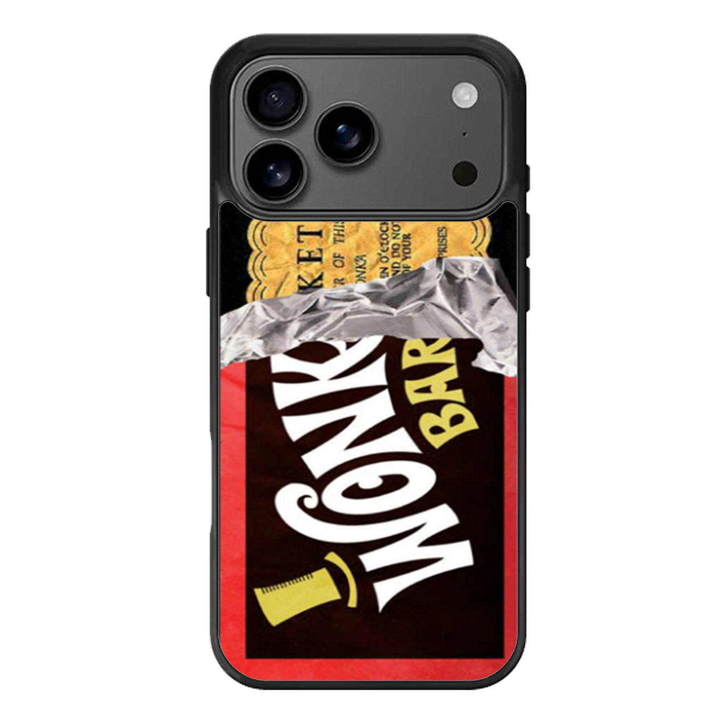 Willy Wonka Golden Ticket Chocolate iPhone 17 Pro Max Case