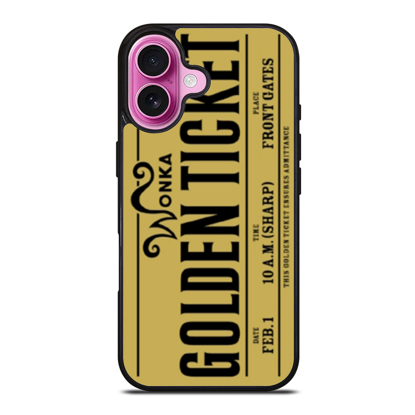 Willy Wonka Golden Ticket Two iPhone Case Cover