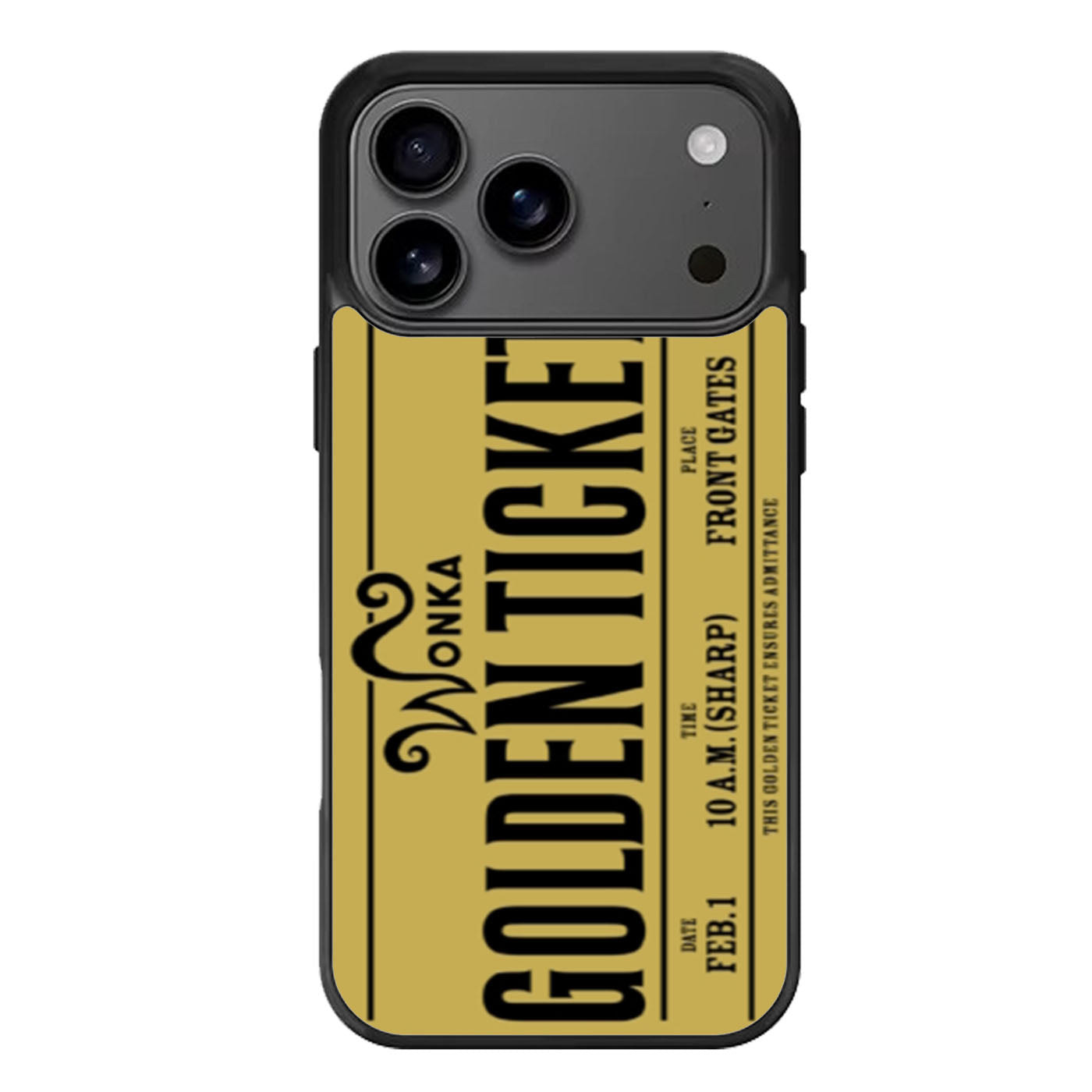 Willy Wonka Golden Ticket Two iPhone 17 Pro Max Case