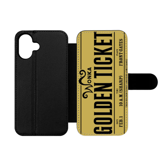 Willy Wonka Golden Ticket Two Wallet iPhone Case