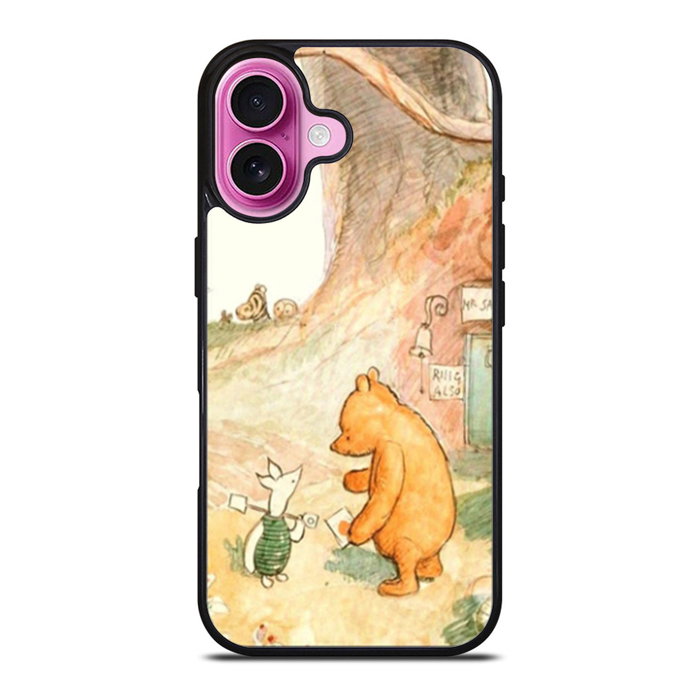 Winnie The Pooh Three iPhone Case Cover