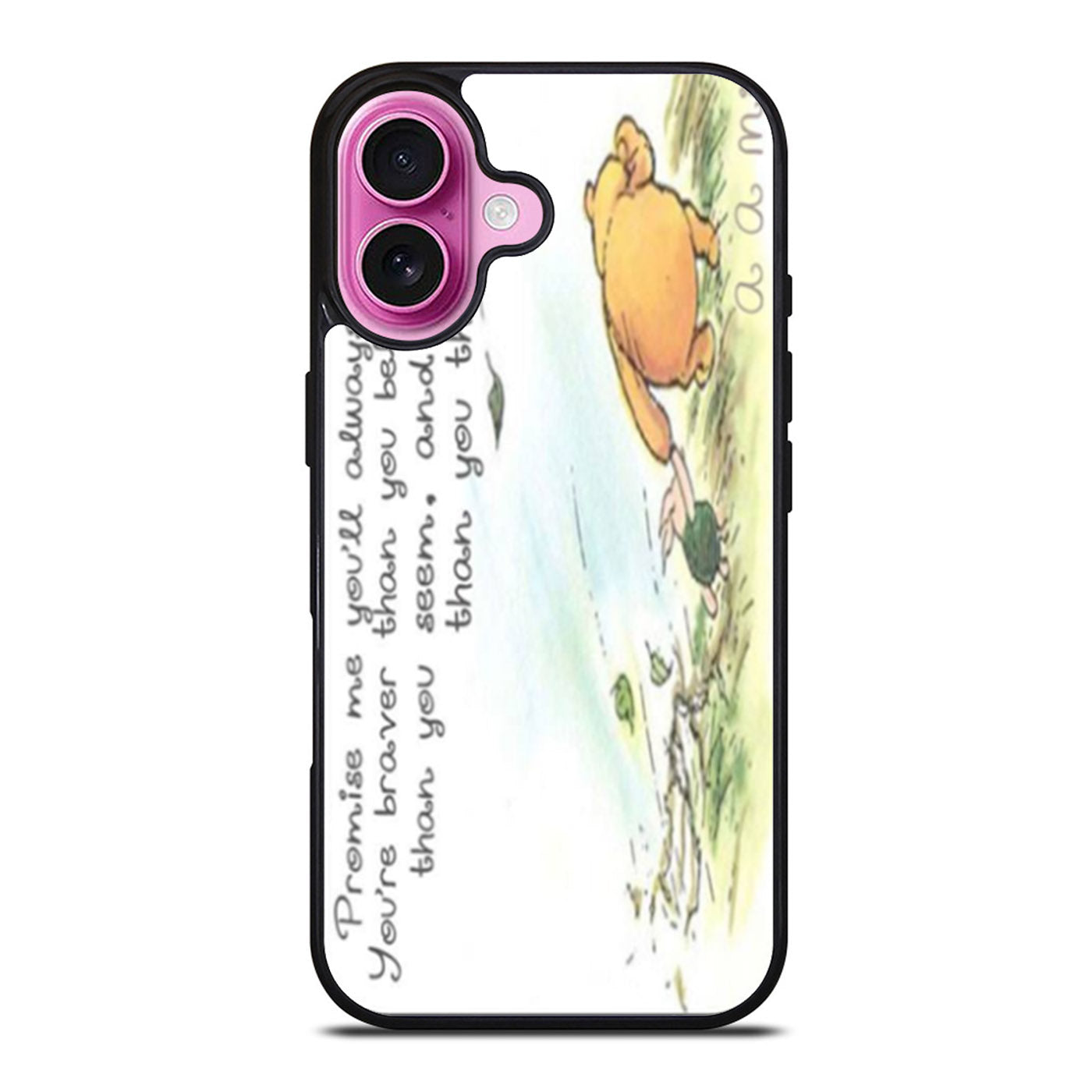 Winnie the Pooh Quote iPhone Case Cover