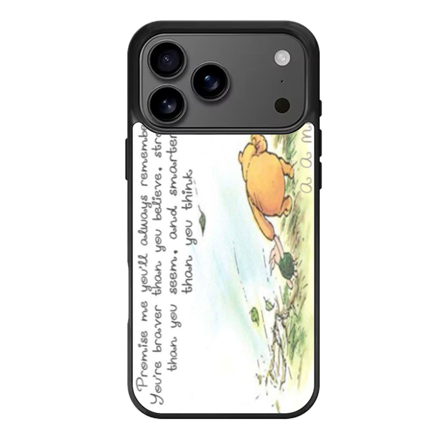 Winnie the Pooh Quote iPhone 17 Pro Max Case