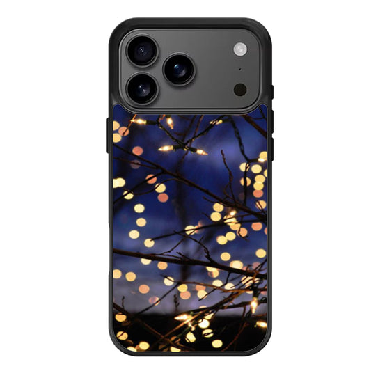 Winter Christmas lights iPhone 17 Pro Max Case