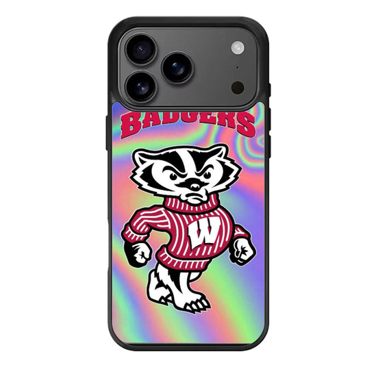 Wisconsin Badgers Holographic iPhone 17 Pro Max Case