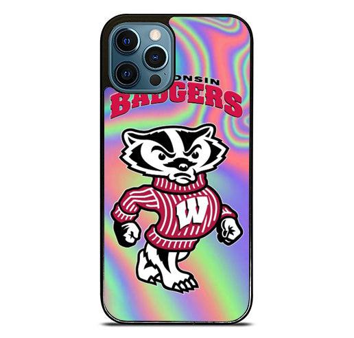 Wisconsin Badgers Holographic iPhone 15 Pro Max Case