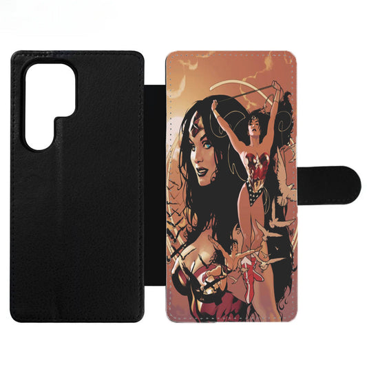 Wonder Woman Art Wallet Samsung Case