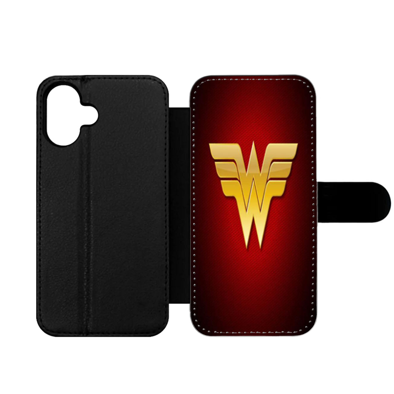 Wonder Woman Logo Two Wallet iPhone Case