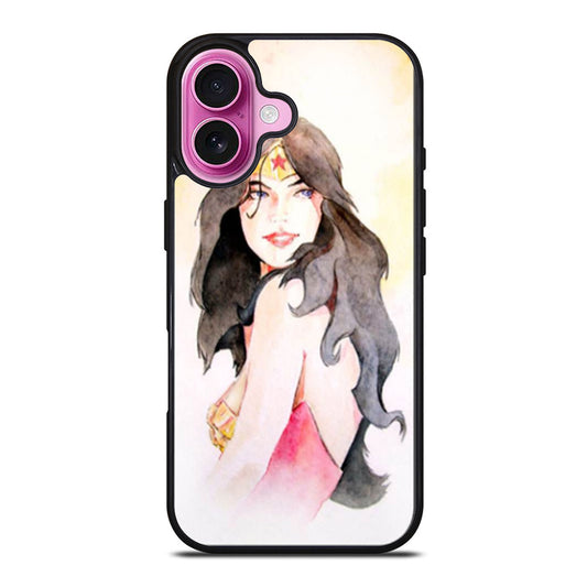Wonder Woman Watercolor iPhone Case Cover