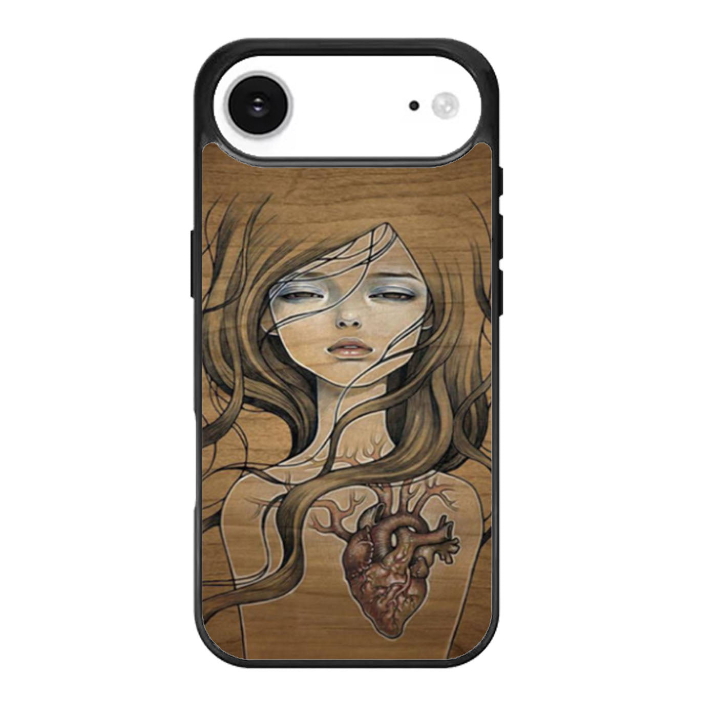 Wood Art Girl iPhone Air Case