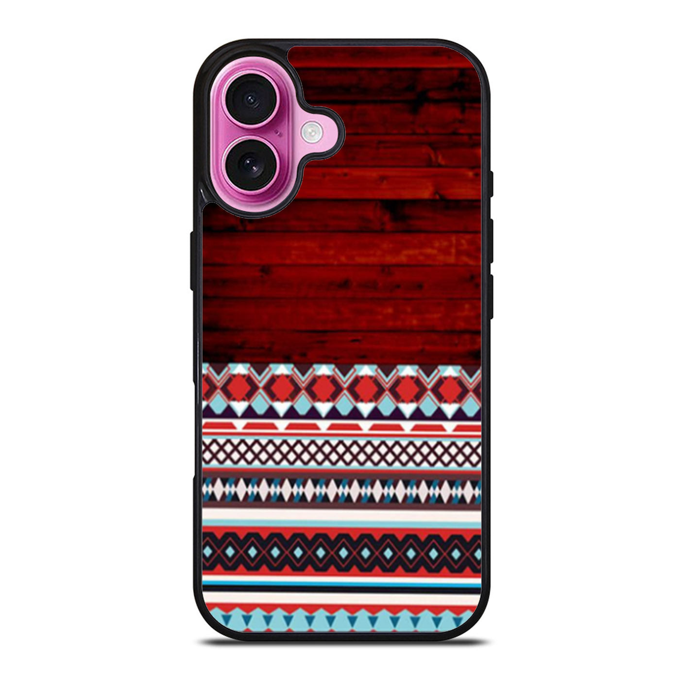 Wooden Aztec Pattern iPhone Case Cover