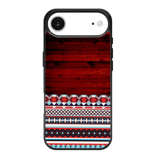 Wooden Aztec Pattern iPhone Air Case