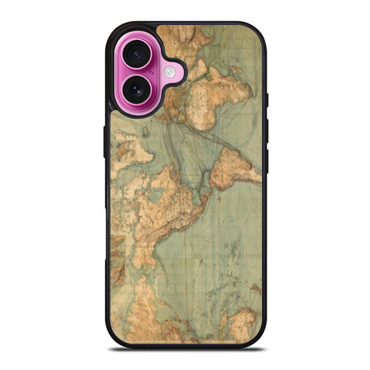 World Map iPhone Case Cover