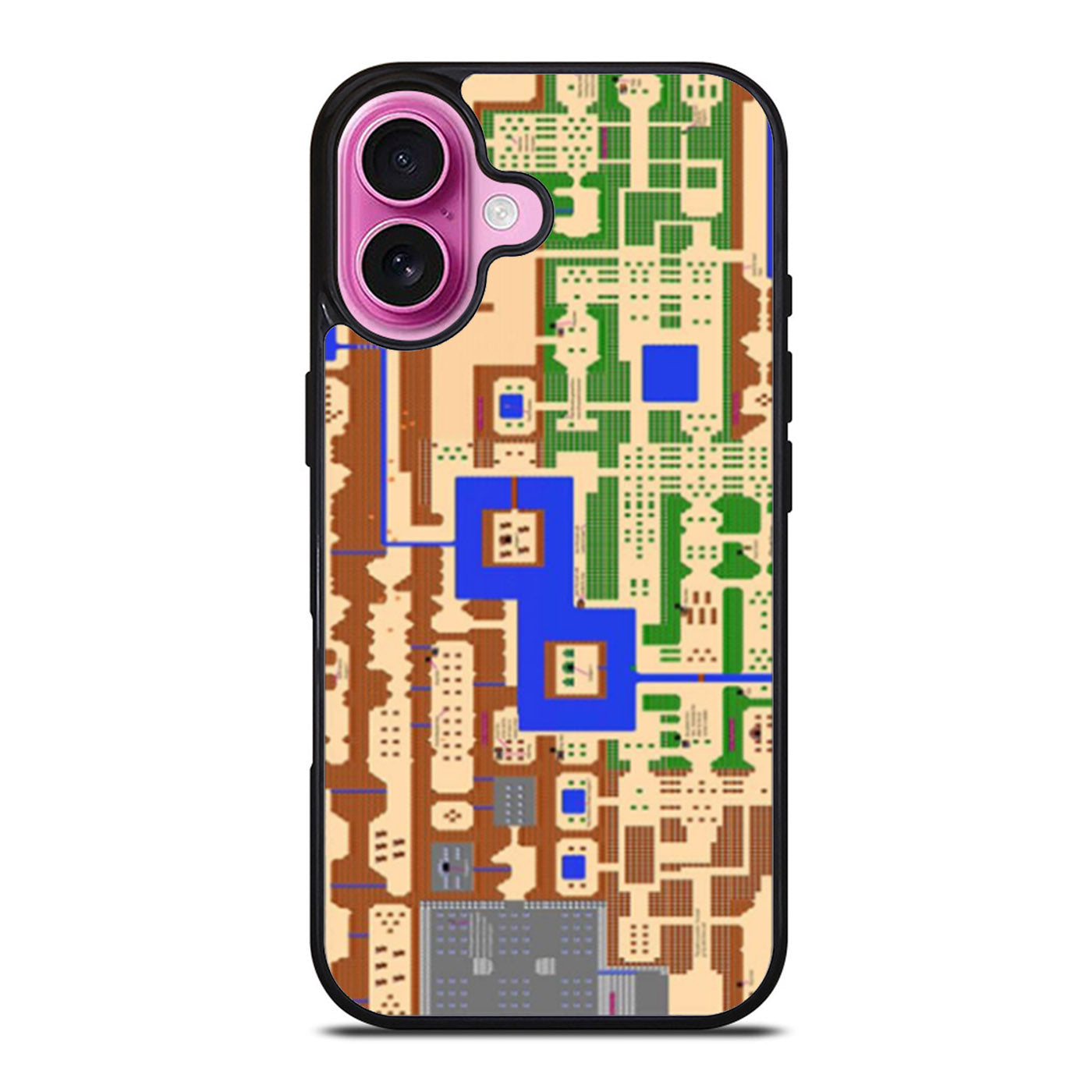 World Map Legend of Zelda iPhone Case Cover