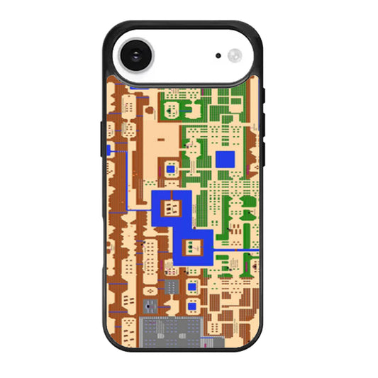 World Map Legend of Zelda iPhone Air Case