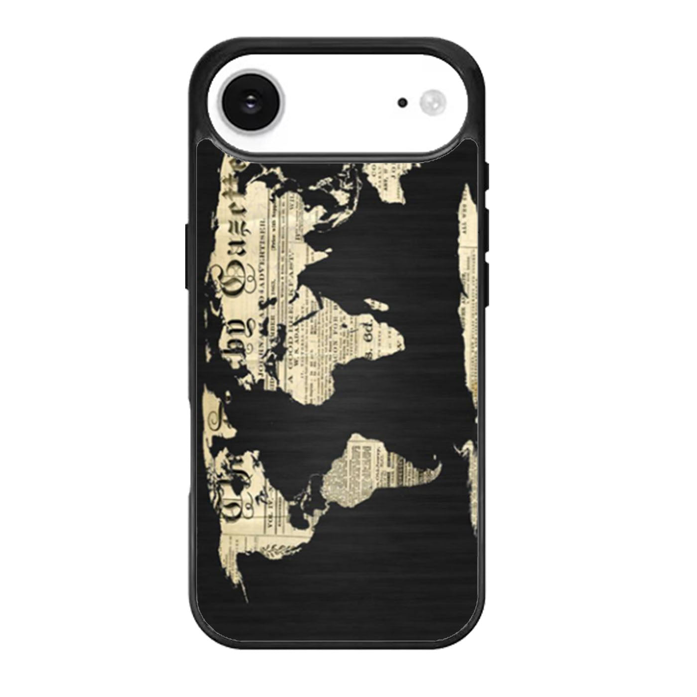 World Map Old Newspaper iPhone Air Case