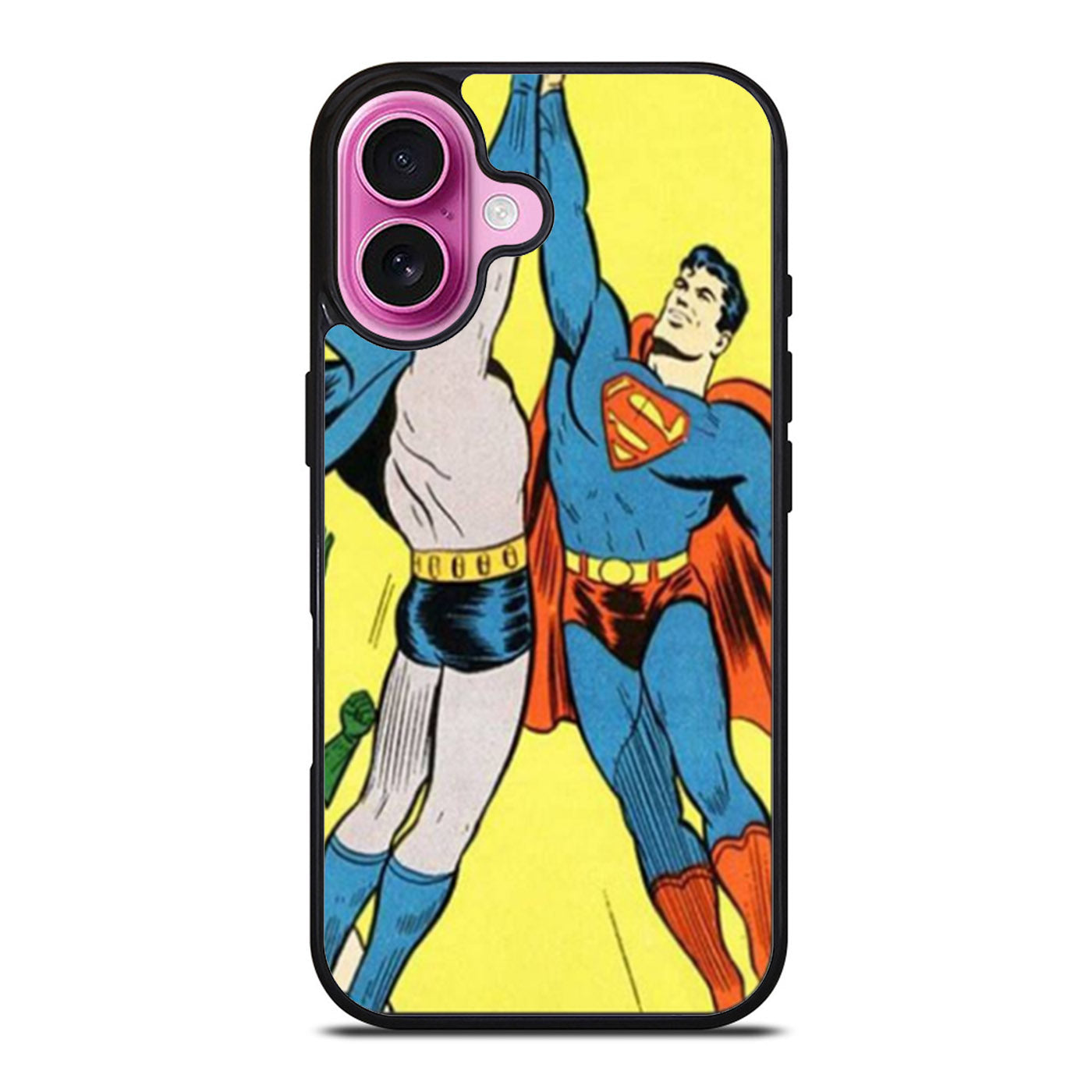 Worlds Finest Superman Batman Super High Five iPhone Case Cover
