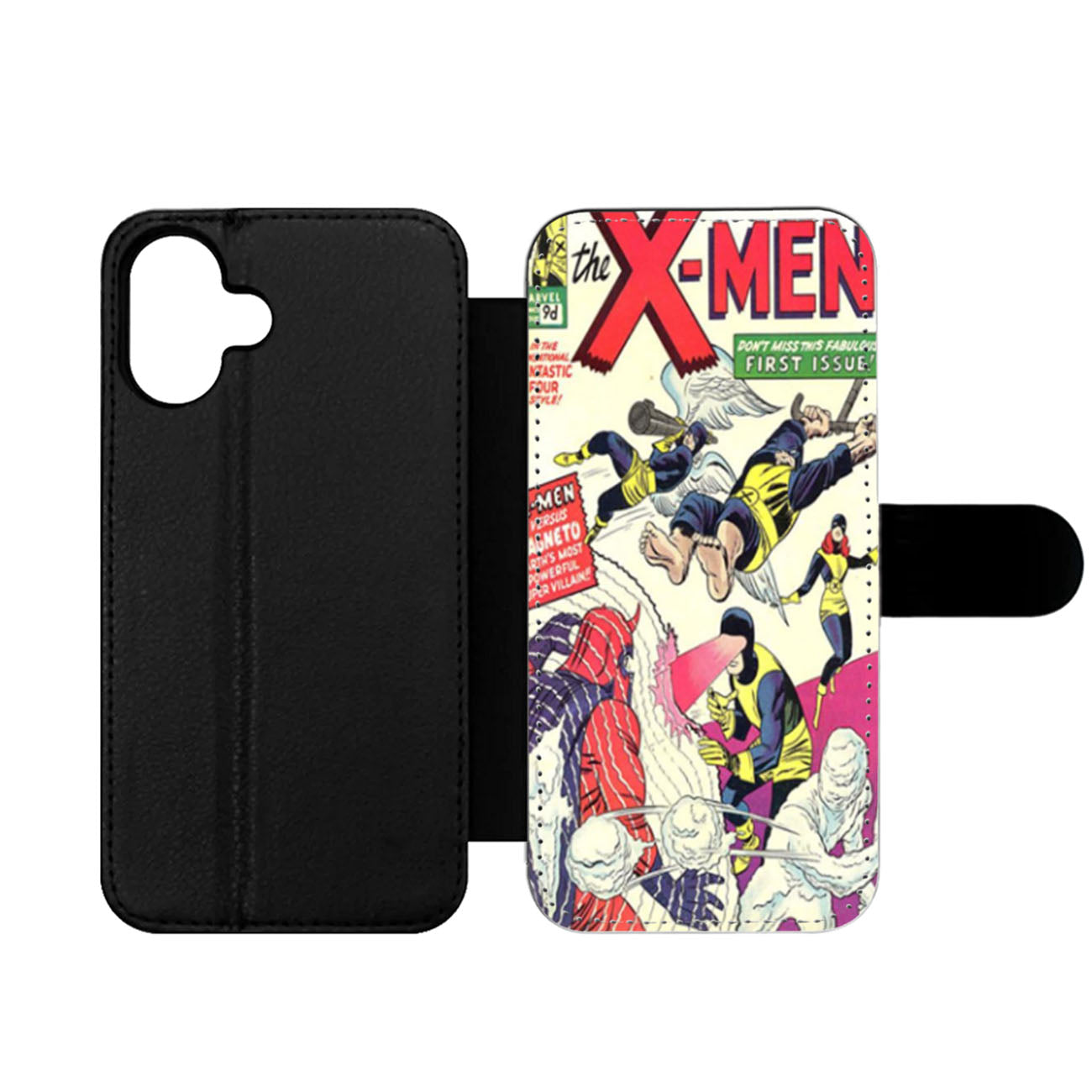 X Men Comic Cover Wallet iPhone Case