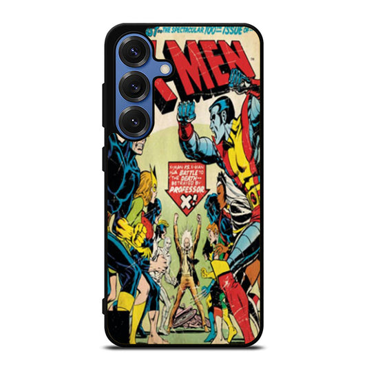 X Men Retro Comic Book Samsung S25 Ultra Case