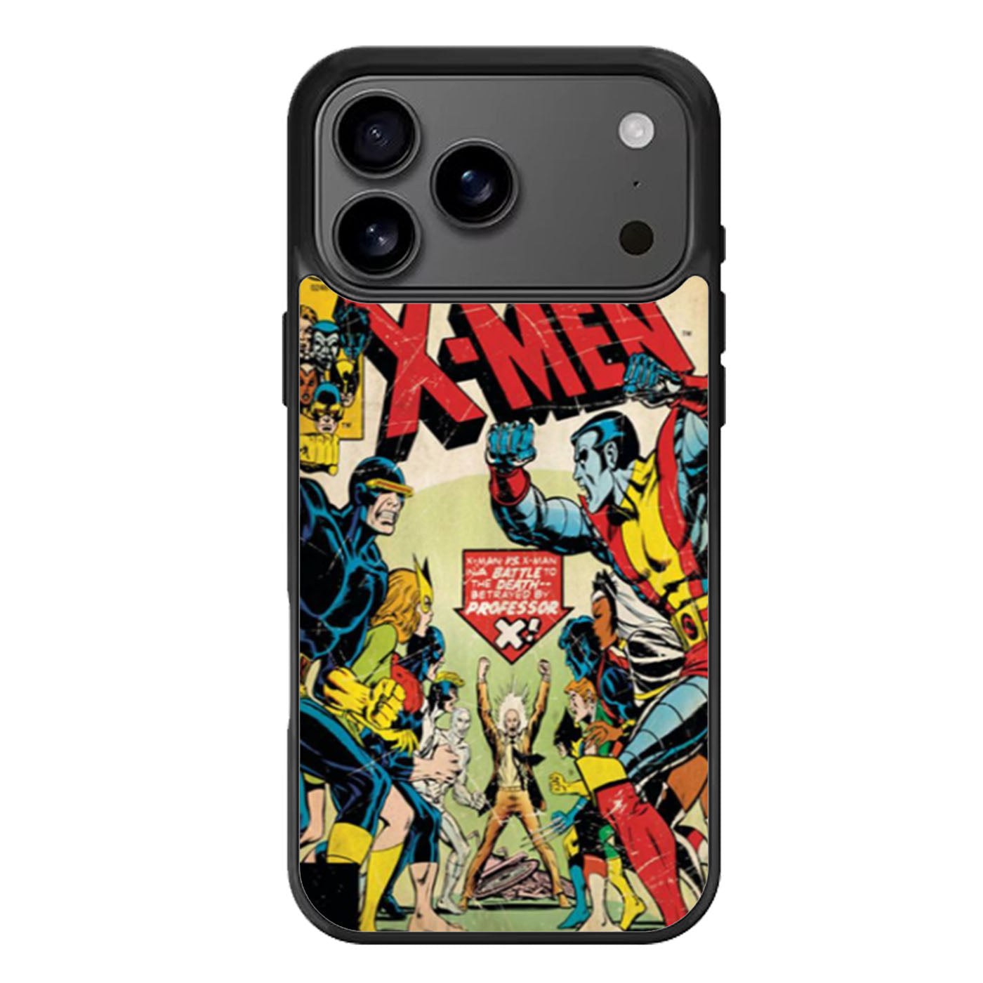 X Men Retro Comic Book iPhone 17 Pro Max Case