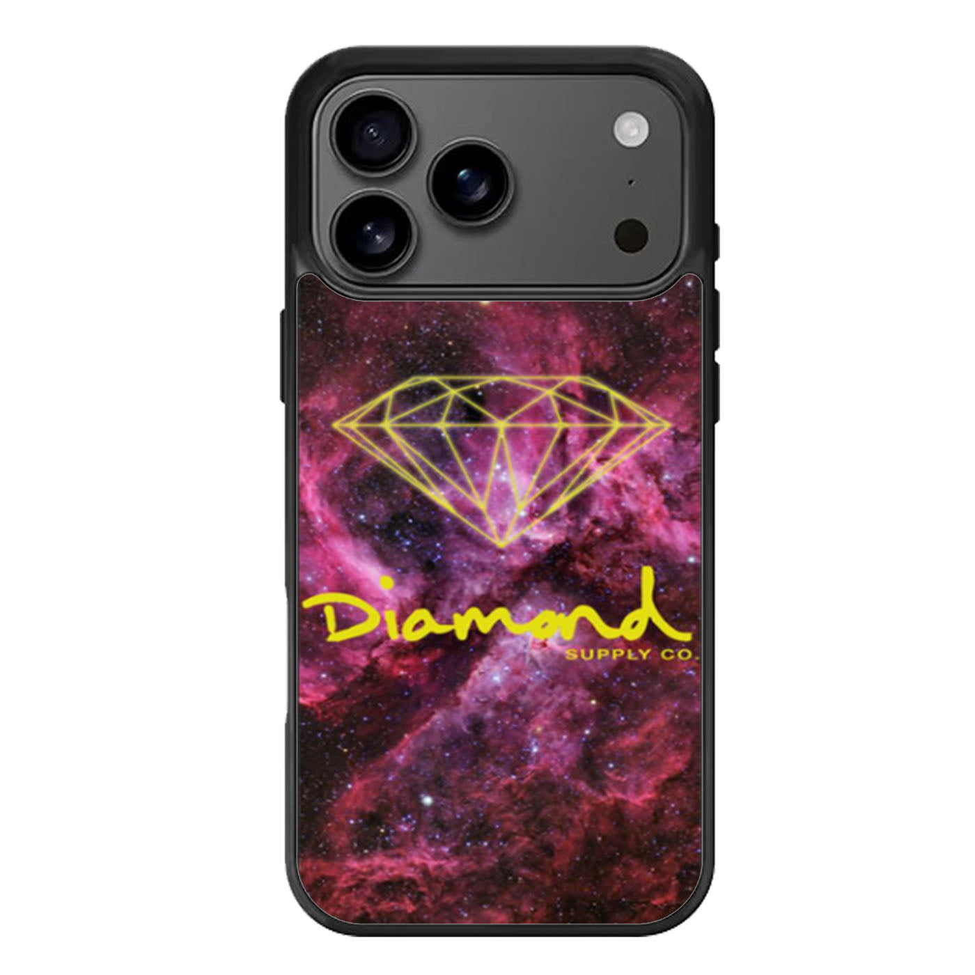Yellow Diamond Supply Co Galaxy Nebula iPhone 17 Pro Max Case