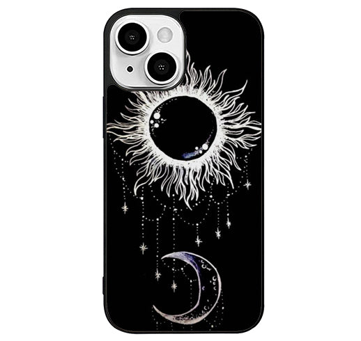 Yin Yang SUn and Moon iPhone 15 Plus Case