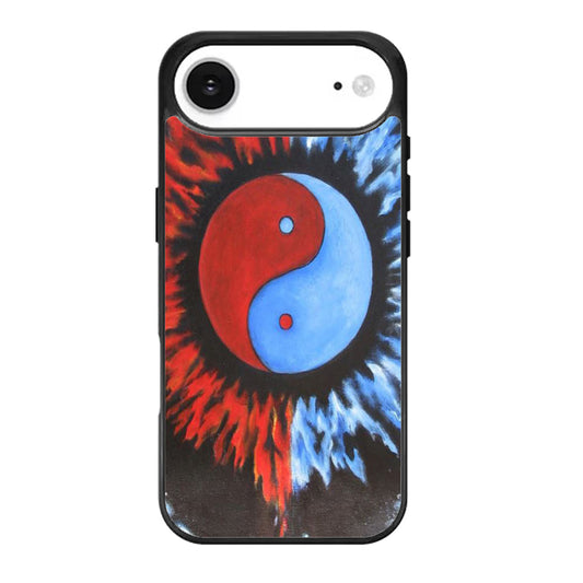 Yin Yang Sun And Moon Painted iPhone Air Case