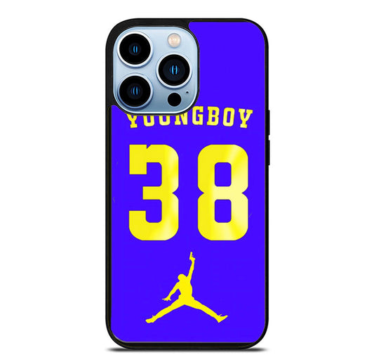 Youngboy NBA Blue iPhone 14 Pro Max Case