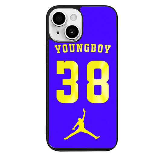 Youngboy NBA Blue iPhone 14 Plus Case