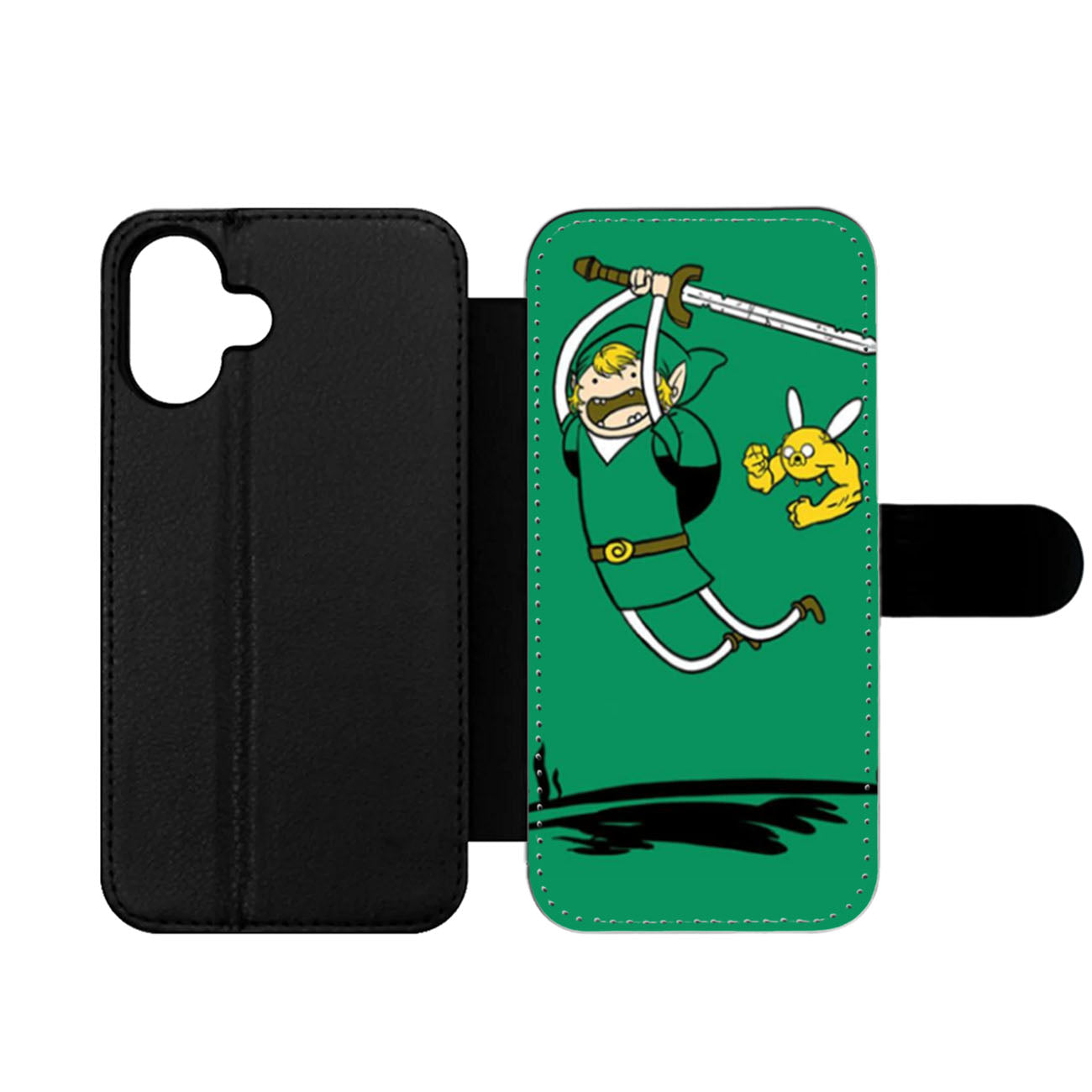 Zelda Adventure Time Zelda Finn and Jake Wallet iPhone Case