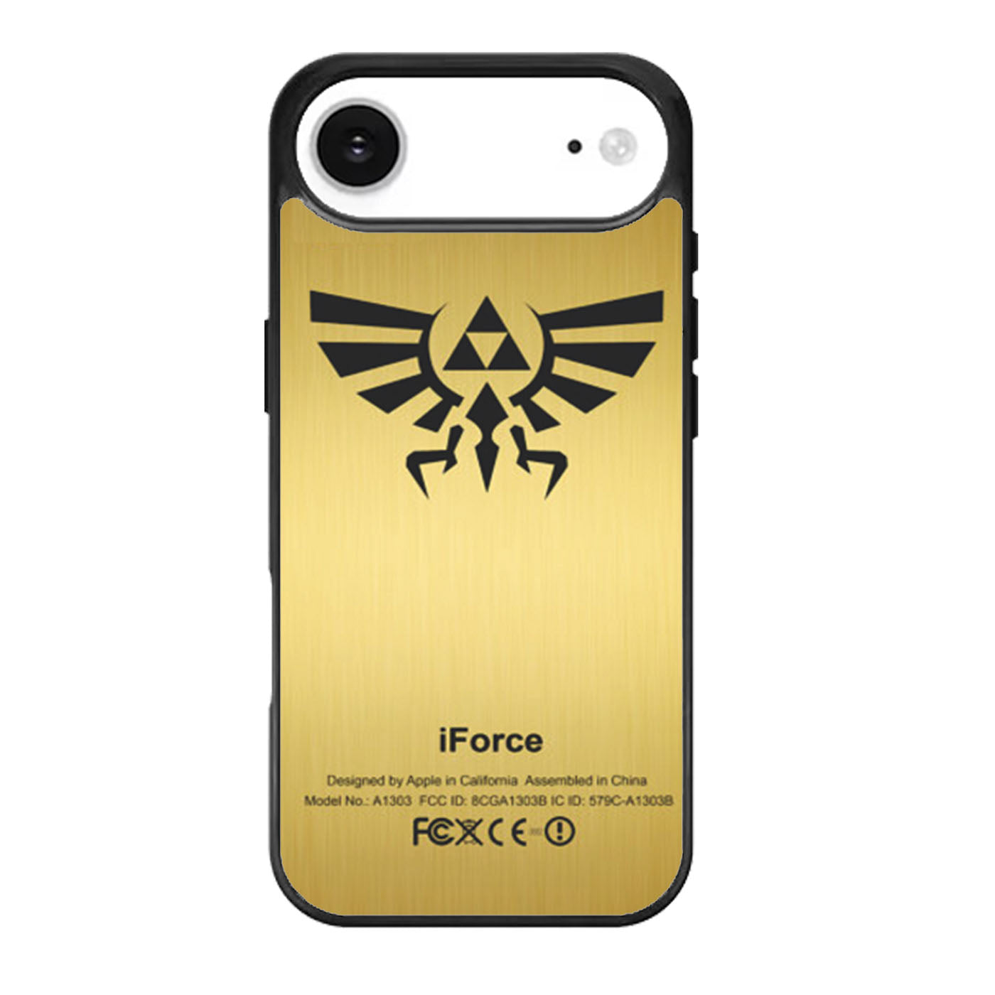 Zelda Force Logo on Gold iForce design iPhone Air Case
