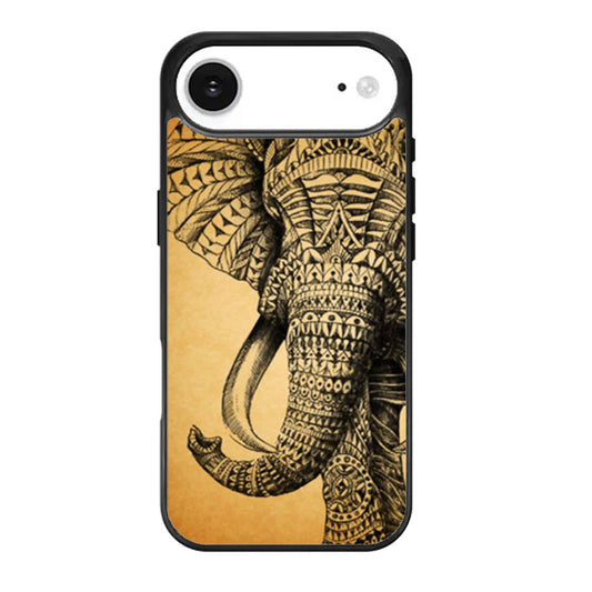 Zentangle Elephant iPhone Air Case