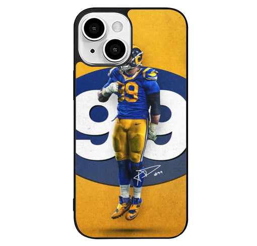 aaron donald rams signature iPhone 13 Case