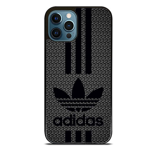 adidas black dark striped iPhone 15 Pro Max Case