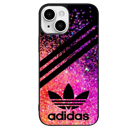 adidas black sparkly cover iPhone 15 Plus Case