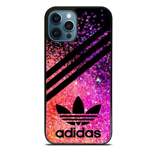 adidas black sparkly cover iPhone 15 Pro Max Case