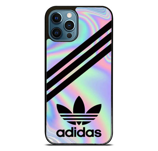 adidas logo holographic iPhone 14 Pro Max Case