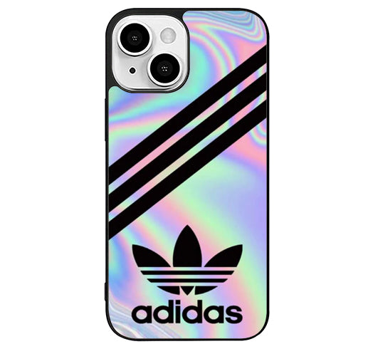 adidas logo holographic iPhone 14 Plus Case