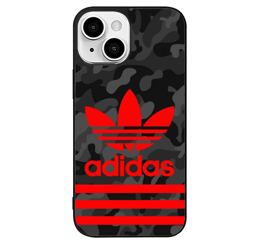 adidas red black camo iPhone 14 Plus Case