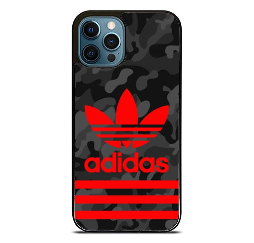 adidas red black camo iPhone 14 Pro Max Case