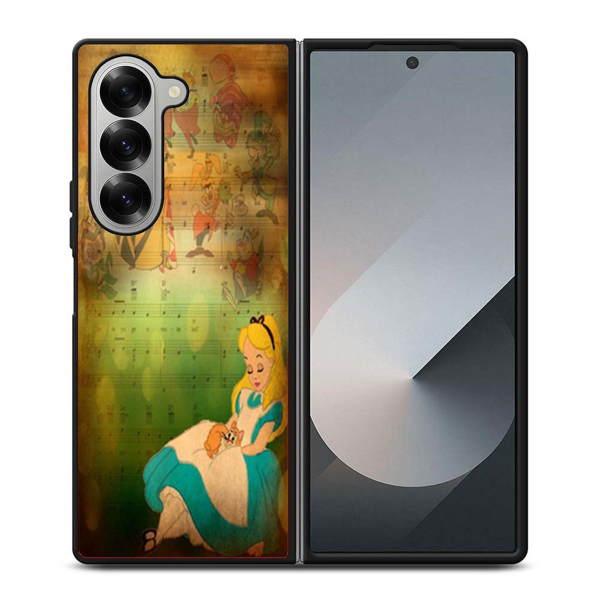 alice in wonderland disney Samsung Z Fold 6 Case