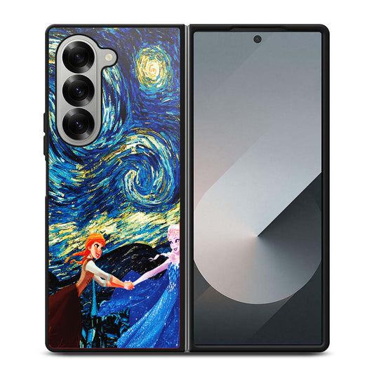 ana snow frozen art Samsung Z Fold 6 Case