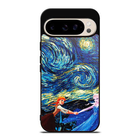 ana snow frozen art Google Pixel 9 Pro Case