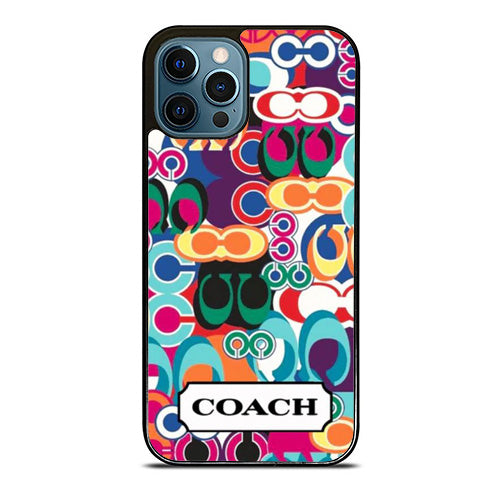coach NY colorfull pattern iPhone 12 Pro Max Case