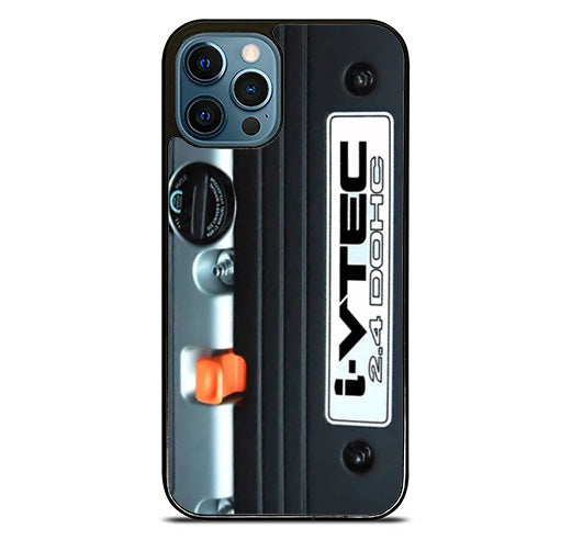 honda dohc vtec black iPhone 12 Pro Max Case