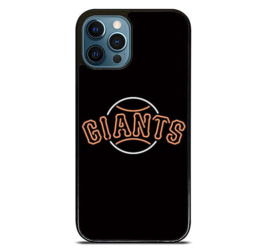 San Francisco Giants Black iPhone 12 Pro Max Case
