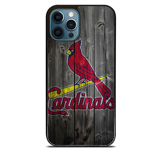 st louis cardinals wood iPhone 12 Pro Max Case