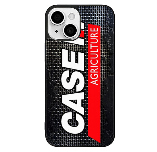 Case IH Agriculture Black Metal iPhone 13 Case