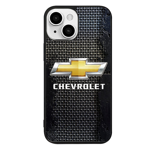 Chevrolet Logo Metal Texture iPhone 13 Case